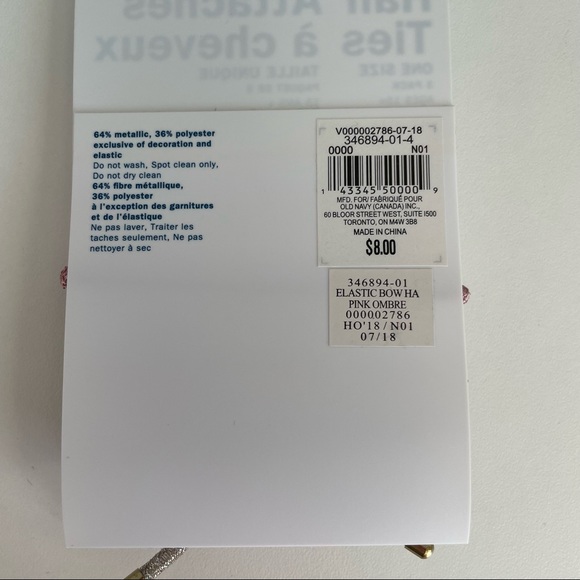 NEW Metallic Hair Ties Party Ready! - Picture 4 of 4